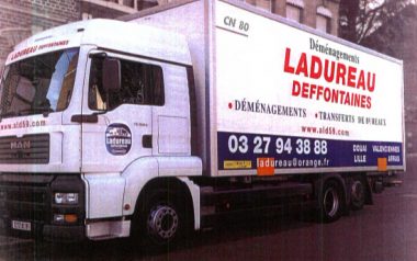 camion de déménagement Ladureau Deffontaines